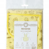 Protective apron 36x36 cm Inseense with PVC coating (yellow with pattern)