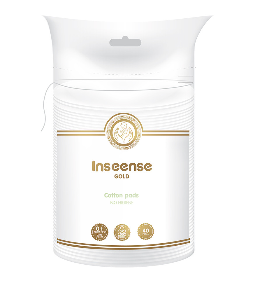 Inseense oval cotton pads, 40 pcs