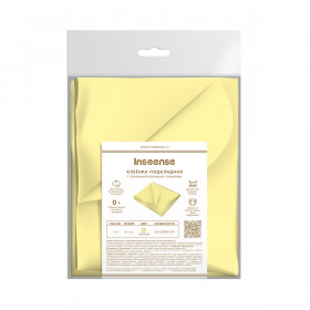 Oilcloth lining without braid (0.7 x 1 m) Inseense with PVC coating, (yellow)