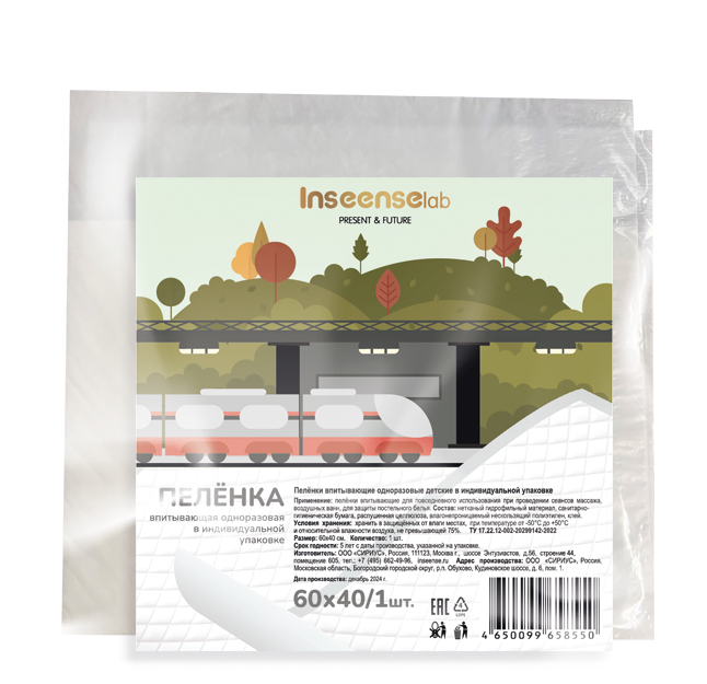 Пеленки одноразовые Inseense эконом