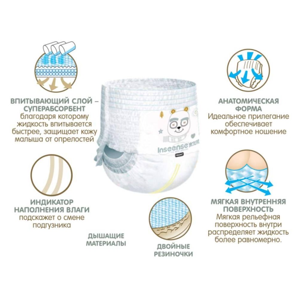 Подгузники-трусики Inseense V5S Comfort