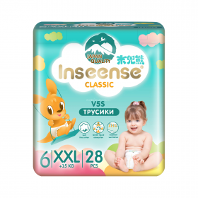 Diapers-panties Inseense Classic V5S XXL (+15 kg), 28 pcs