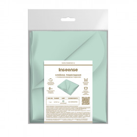 Oilcloth lining with PVC coating Inseense 0.5 x 0.7m without braid (turquoise) 