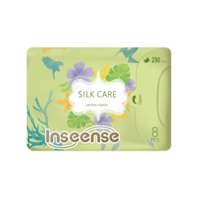 Inseense Silk Care pads for women, night, 5 drops, 290 mm/8 pcs