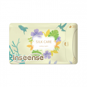 Inseense Silk Care pads for women, night plus, 7 drops, 350 mm/8 pcs