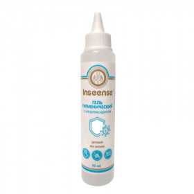 Hygiene gel Inseense for children with chlorhexidine odorless 70ml